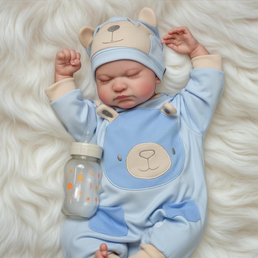 🆕20inch Soft Cloth Body Newborn Baby Poseable Limbs Lovella Doll  Reborn Baby